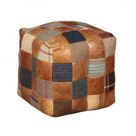 Winchester Patchwork Pouffe