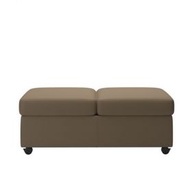 Stressless Accessories Double Ottoman with Table