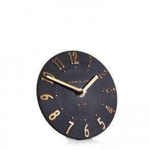 Bfs Clocks 6" Mulberry Mantel Clock Onyx
