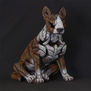 Edge Sculpture Bull Terrier Brindle