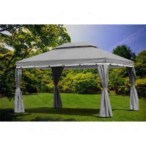 BFS Outdoor Aire Gazebo With Side Panels 3m x 4m