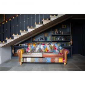 Winchester Patchwork Scroll 2 Seater Sofa
