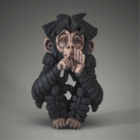 Edge Sculpture Baby Chimpanzee "Speak no Evil"