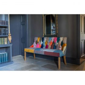 Winchester Patchwork 3 Seater Winged Bench