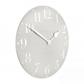 Bfs Clocks 20" Arabic Wall Clock Dove Grey