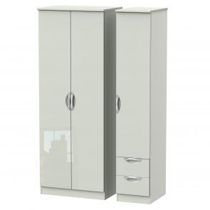Modena Tall Triple Plain + Drawer Robe