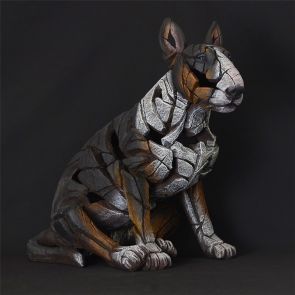 Edge Sculpture Bull Terrier Tri-Colour