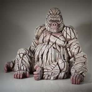 Edge Sculpture Gorilla- White