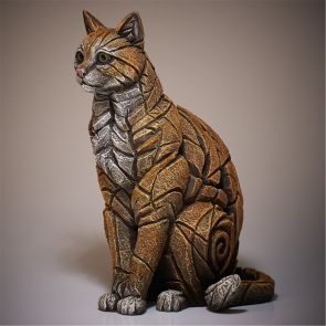 Edge Sculpture Cat- Sitting (Ginger)