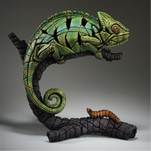 Edge Sculpture Chameleon (Green)