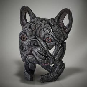 Edge Sculpture French Bulldog Bust Blue