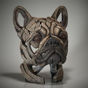 Edge Sculpture French Bulldog Bust Fawn