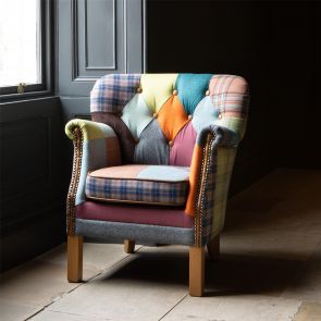 Winchester Patchwork Small Arm Chair