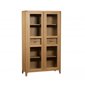 Hadleigh Oak  Display Cabinet