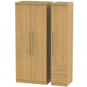 Hammond Triple Plain + Drawer Robe