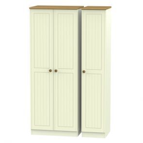 Malvern Tall Triple Plain Wardrobe