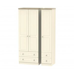 Veryan Triple 2 Drawer + Drawer Robe